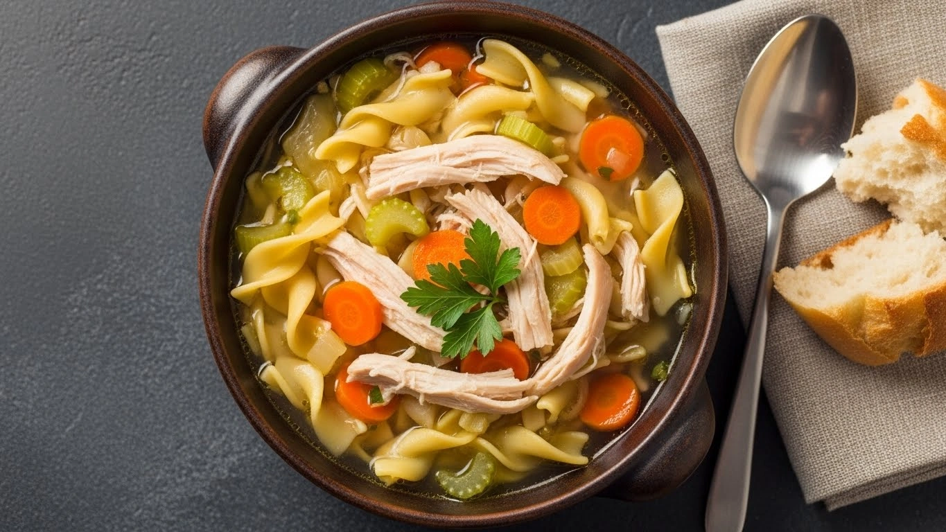 Classic Chicken Noodle Soup (Comforting, Hearty & Easy)
