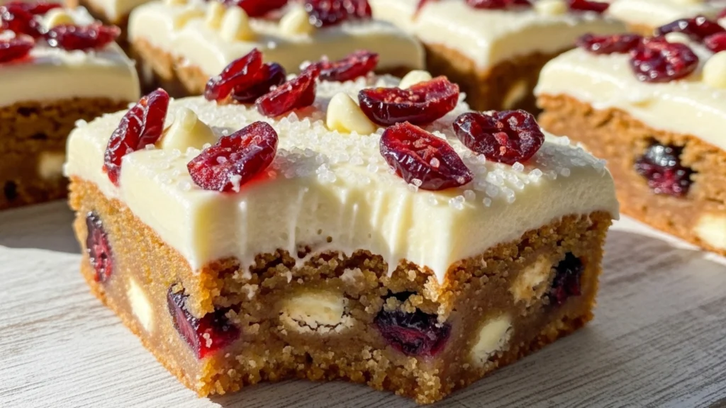 Cranberry Bliss Bars (Starbucks Copycat – Soft, Chewy & Frosted)