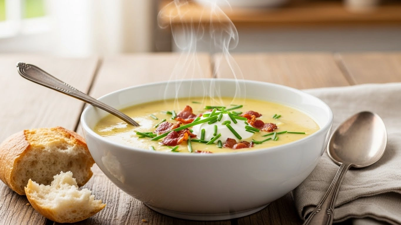 Creamy Potato Soup (Cozy, Hearty & Easy on the Stovetop)