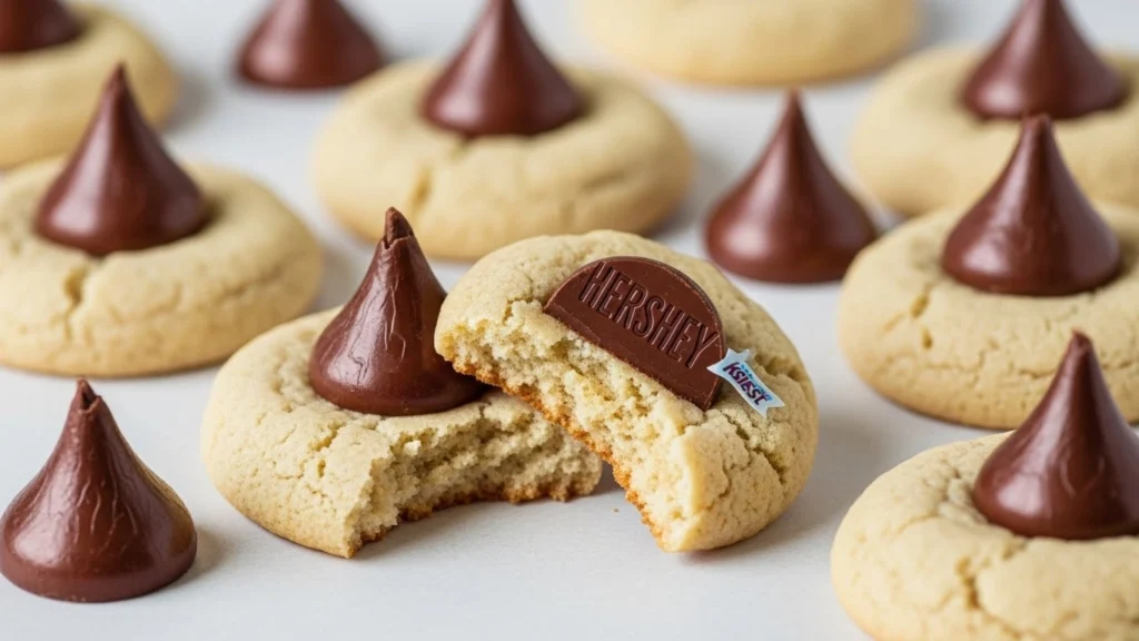 Soft Hershey Kiss Cookies Recipe (Classic Holiday Chocolate Kiss Cookies)