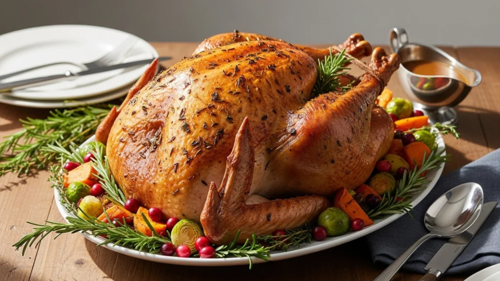 Perfect Thanksgiving Turkey Recipe: Golden, Juicy & Foolproof