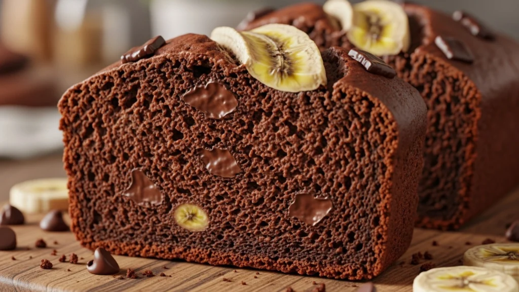 Moist Chocolate Banana Bread (Rich, Fudgy & Easy)