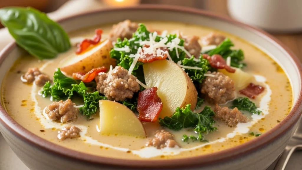  Zuppa Toscana Soup (Creamy Sausage, Potato & Kale – Better Than Restaurant)