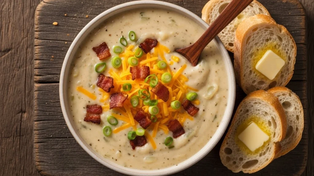 Crockpot Potato Soup (Creamy, Cozy & Hands-Off)