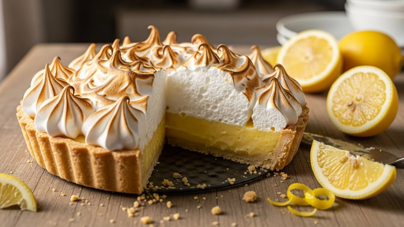 Homemade Lemon Meringue Pie (Tart, Creamy & Fluffy)