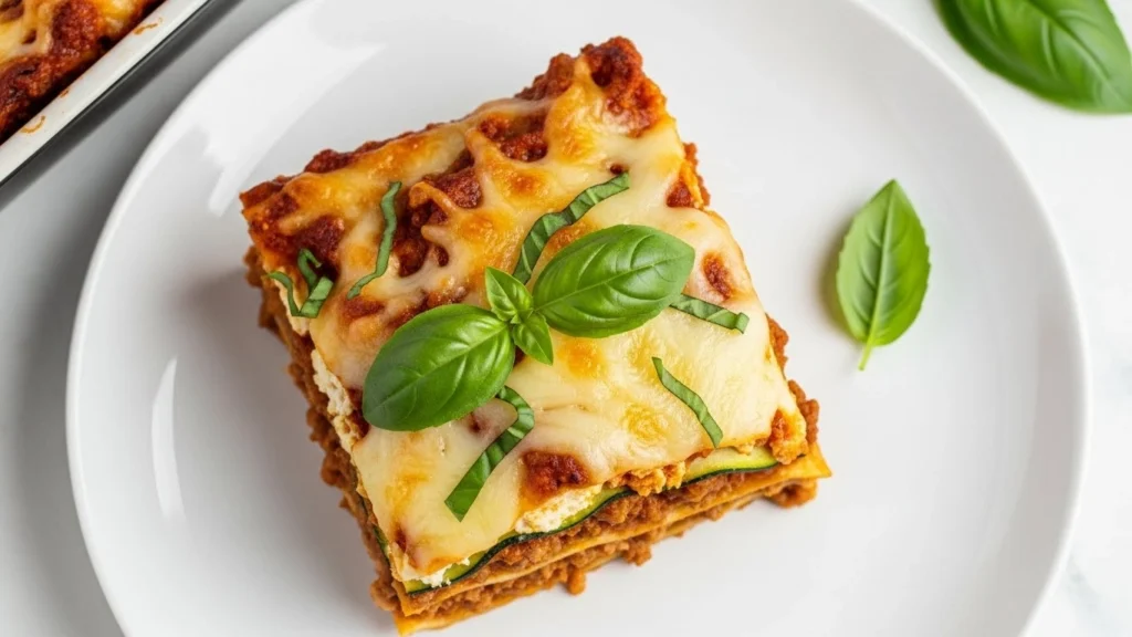 Keto Lasagna (Low-Carb, Cheesy & Comforting – No Pasta Needed)