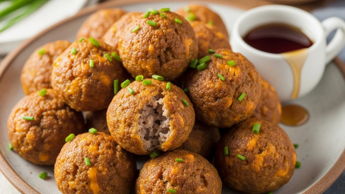  Keto Sausage Balls (Cheesy, 5-Ingredient & Perfect for Parties)