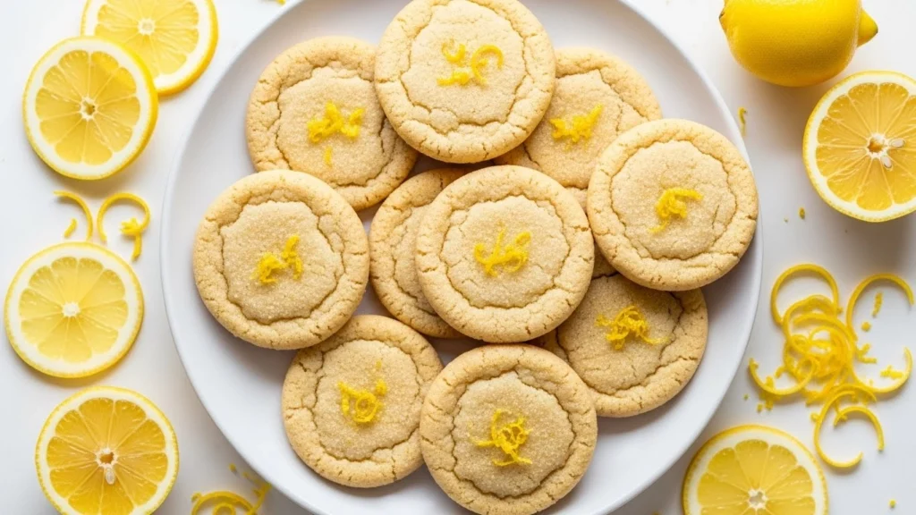 Soft Lemon Sugar Cookies (Bright, Chewy & Perfectly Sweet)