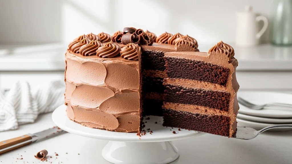Best Moist Chocolate Cake (Rich, Easy & Bakery-Style)