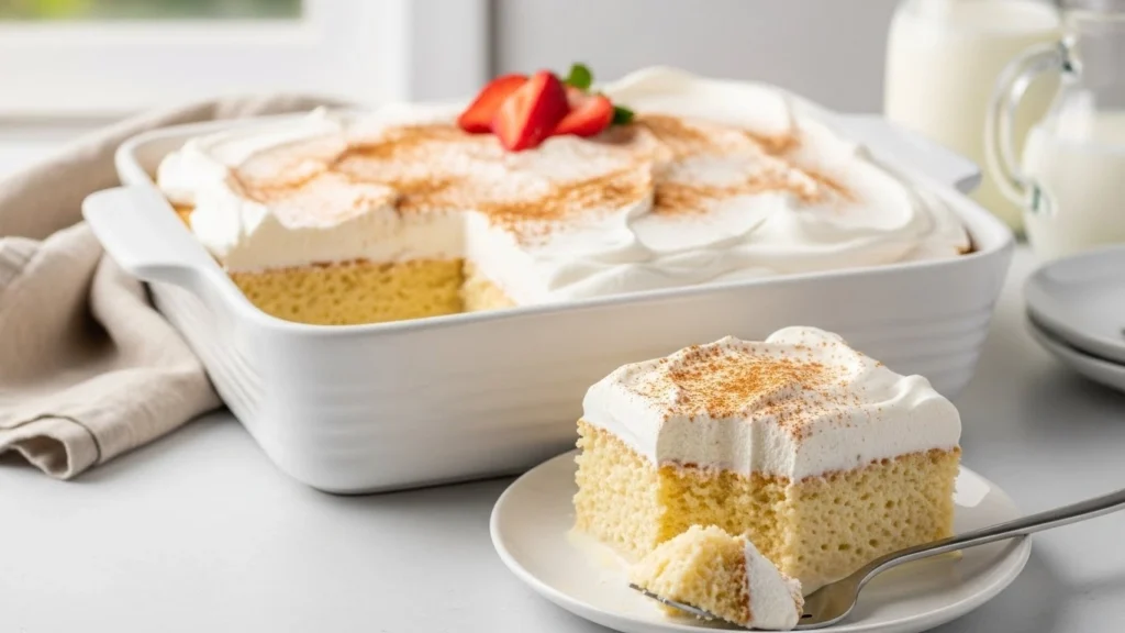Classic Tres Leches Cake (Extra Moist & Milky)
