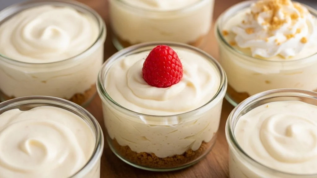 No Bake Cheesecake Cups (Creamy Mini Cheesecakes in 20 Minutes)