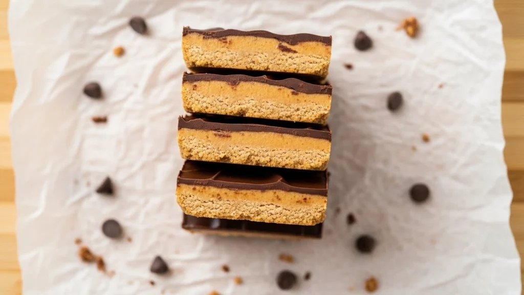 No-Bake Keto Peanut Butter Chocolate Bars (Easy, Rich & Low-Carb)