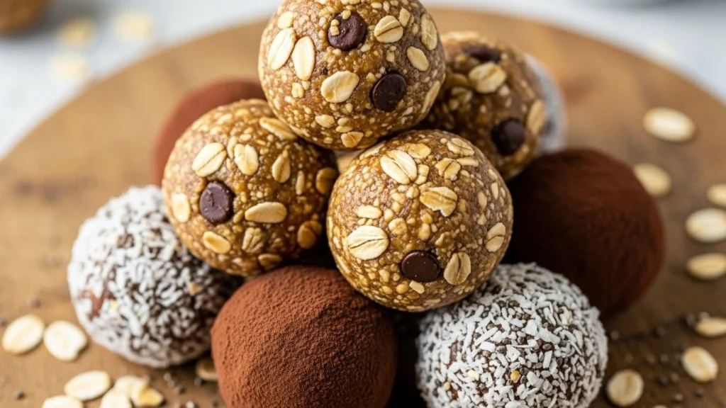 No Bake Protein Energy Balls (High-Protein 10-Minute Snack Bites)