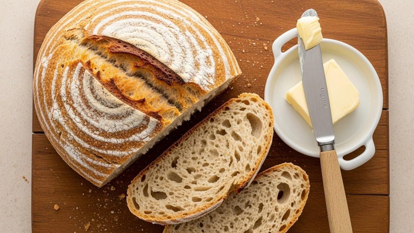 No Knead Gluten-Free Bread (Crispy Crust, Soft Center & So Easy)