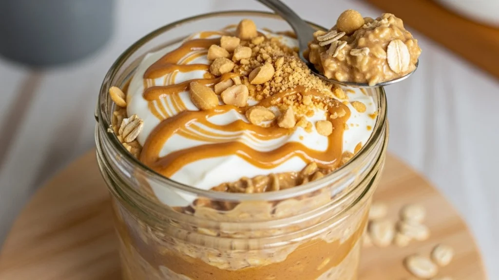 Peanut Butter Overnight Oats (Creamy, Filling & 5-Minute Prep)