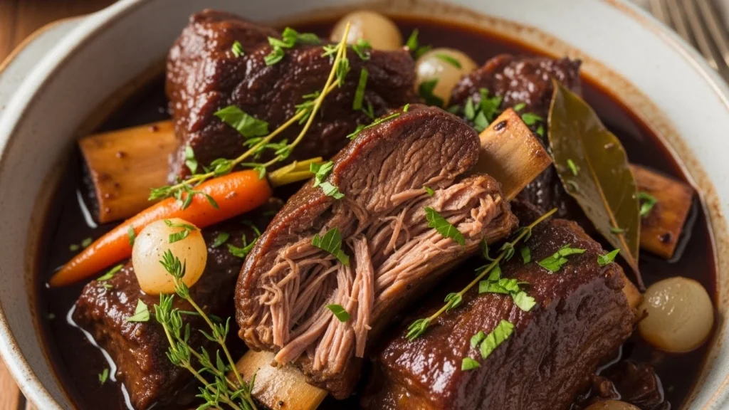 Slow Cooker Short Ribs (Fall-Off-the-Bone, Rich & Restaurant-Quality)