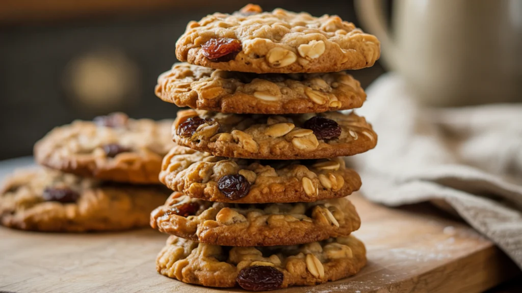 Soft & Chewy Oatmeal Raisin Cookies (Old-Fashioned & Cozy)