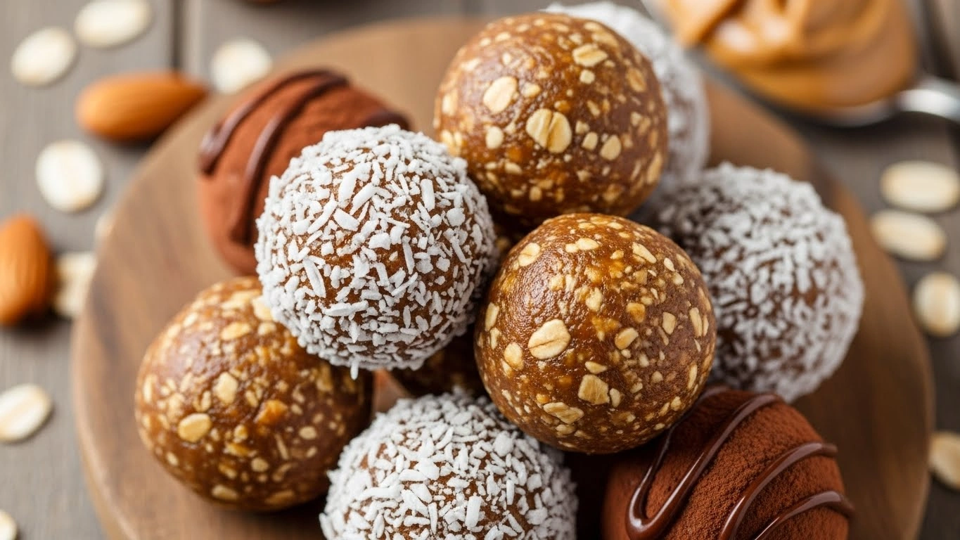 No Bake Energy Balls (Healthy 10-Minute Snack Bites)